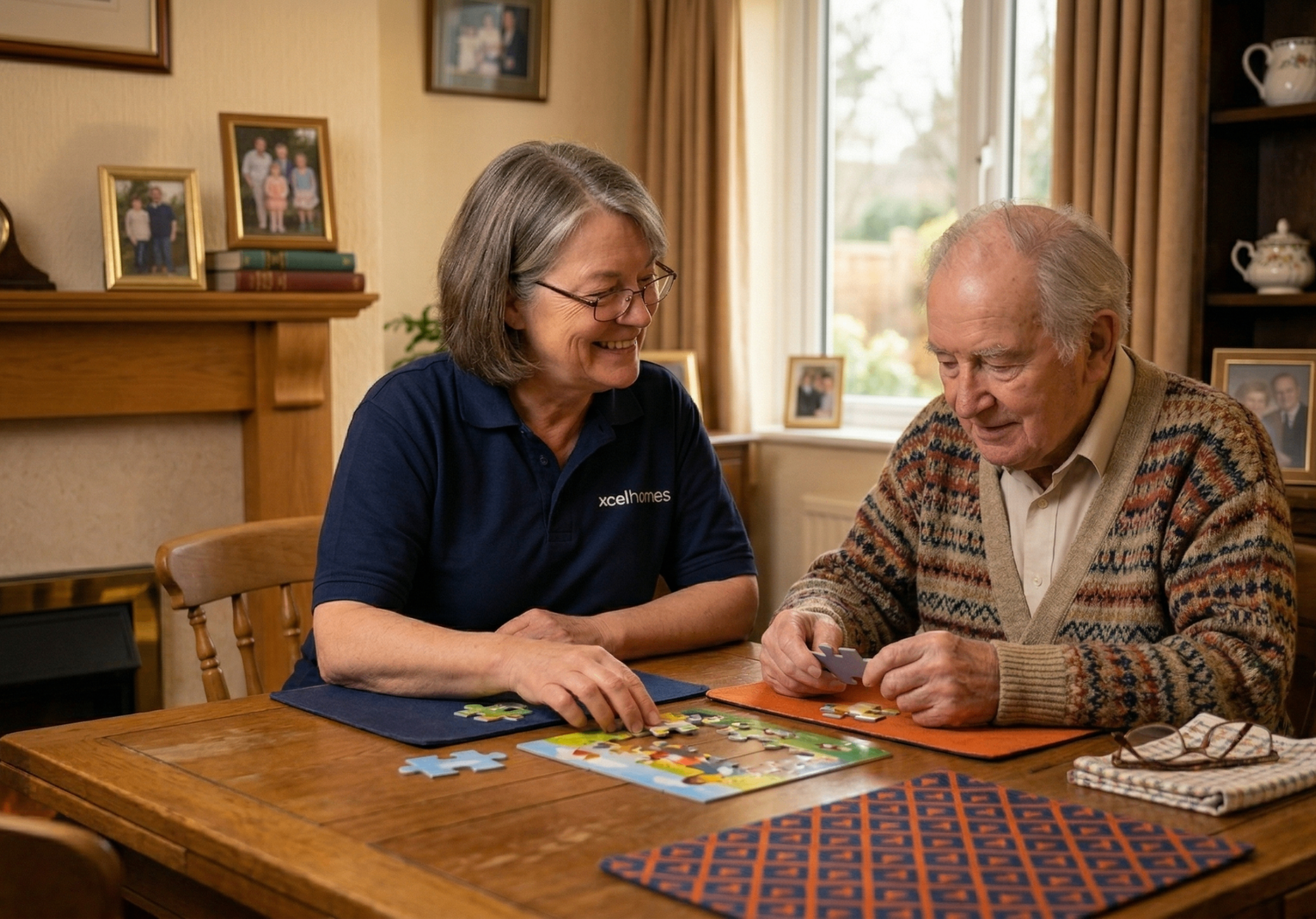 Dementia care at home Market Harborough - specialist Xcel Homes memory care support