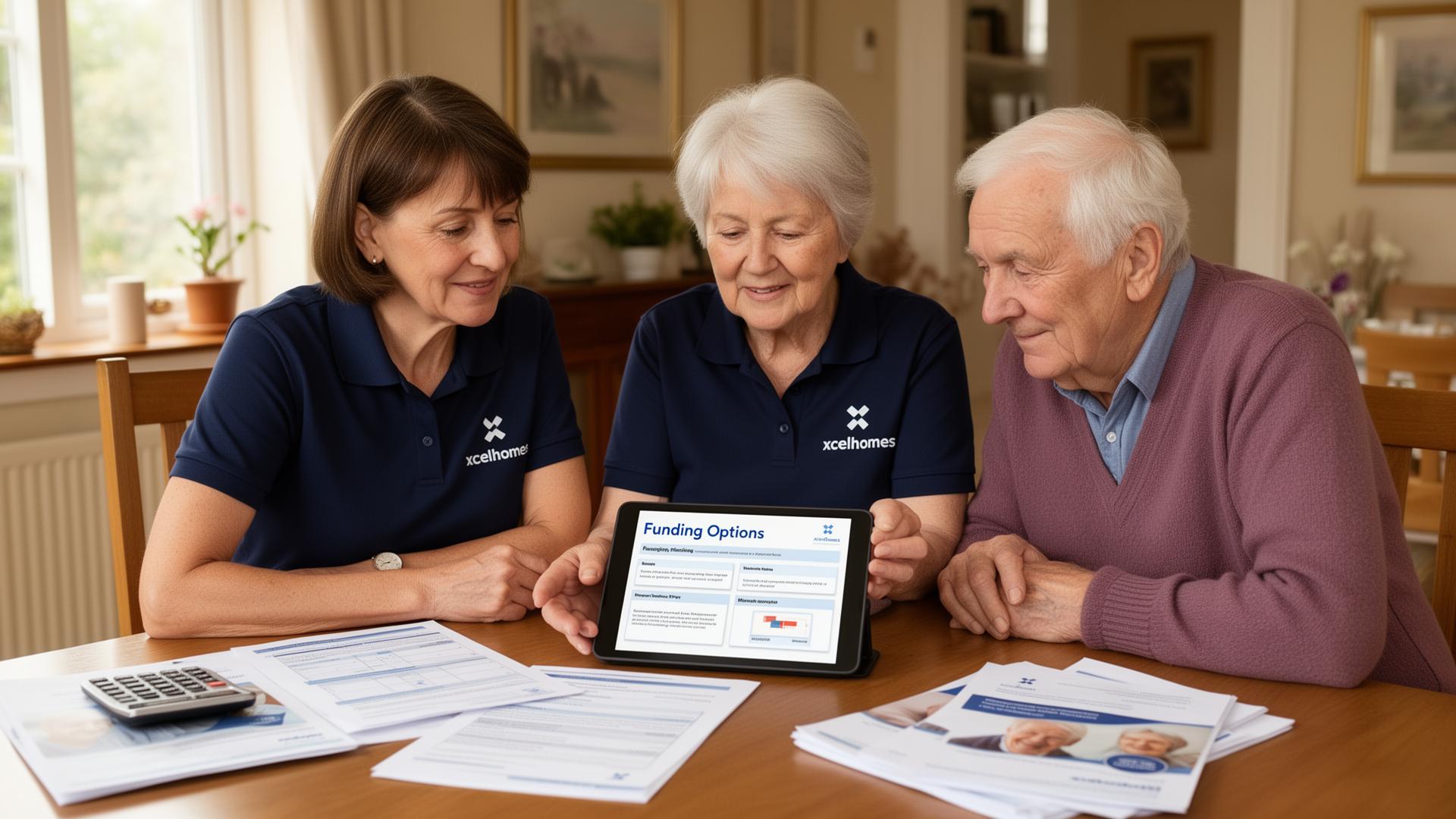 Domiciliary care funding options Market Harborough - Xcel Homes transparent pricing and payment plans Leicestershire