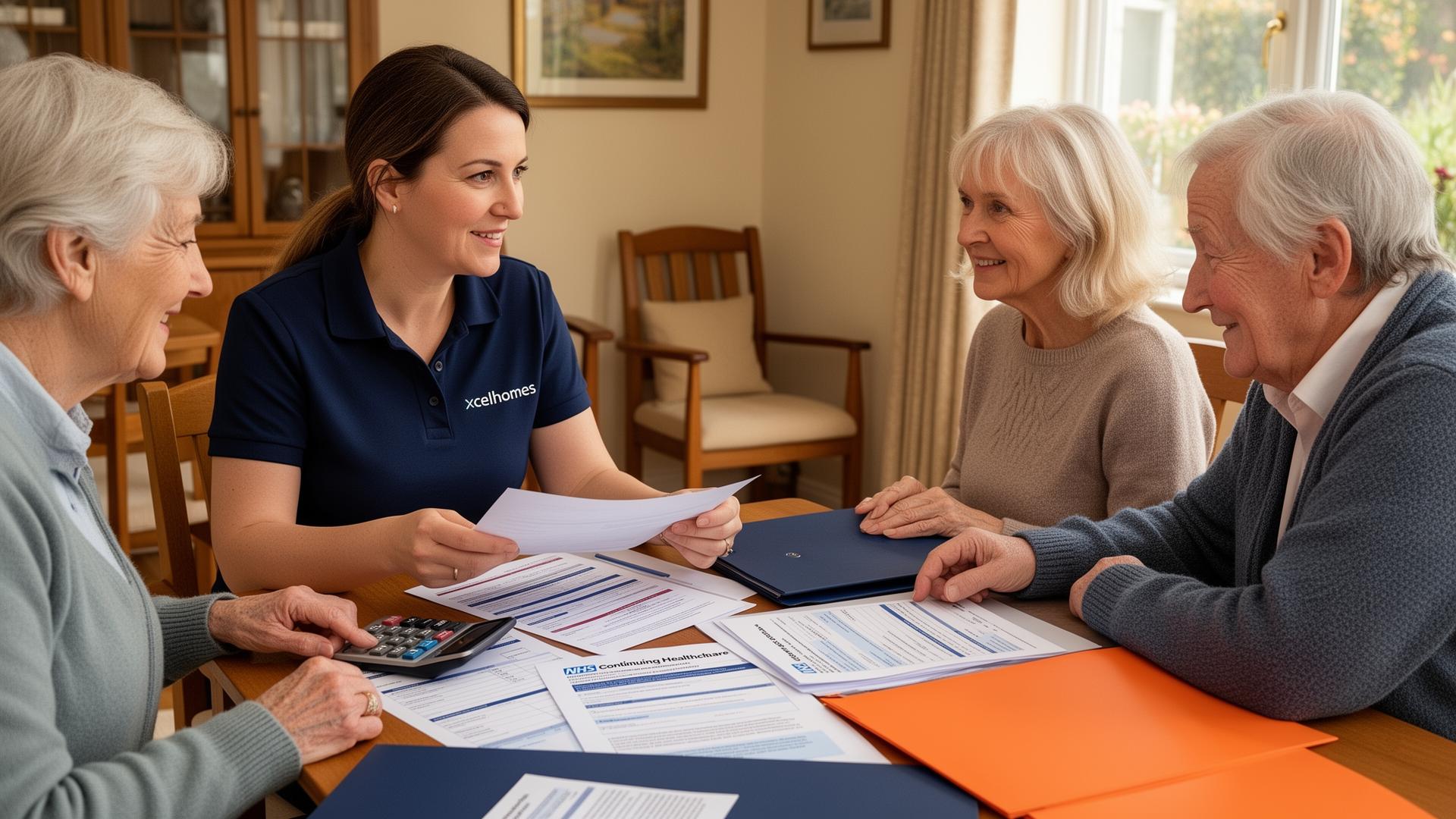 Care funding advice Market Harborough - Xcel Homes helping families understand NHS and council funding for home care Leicestershire