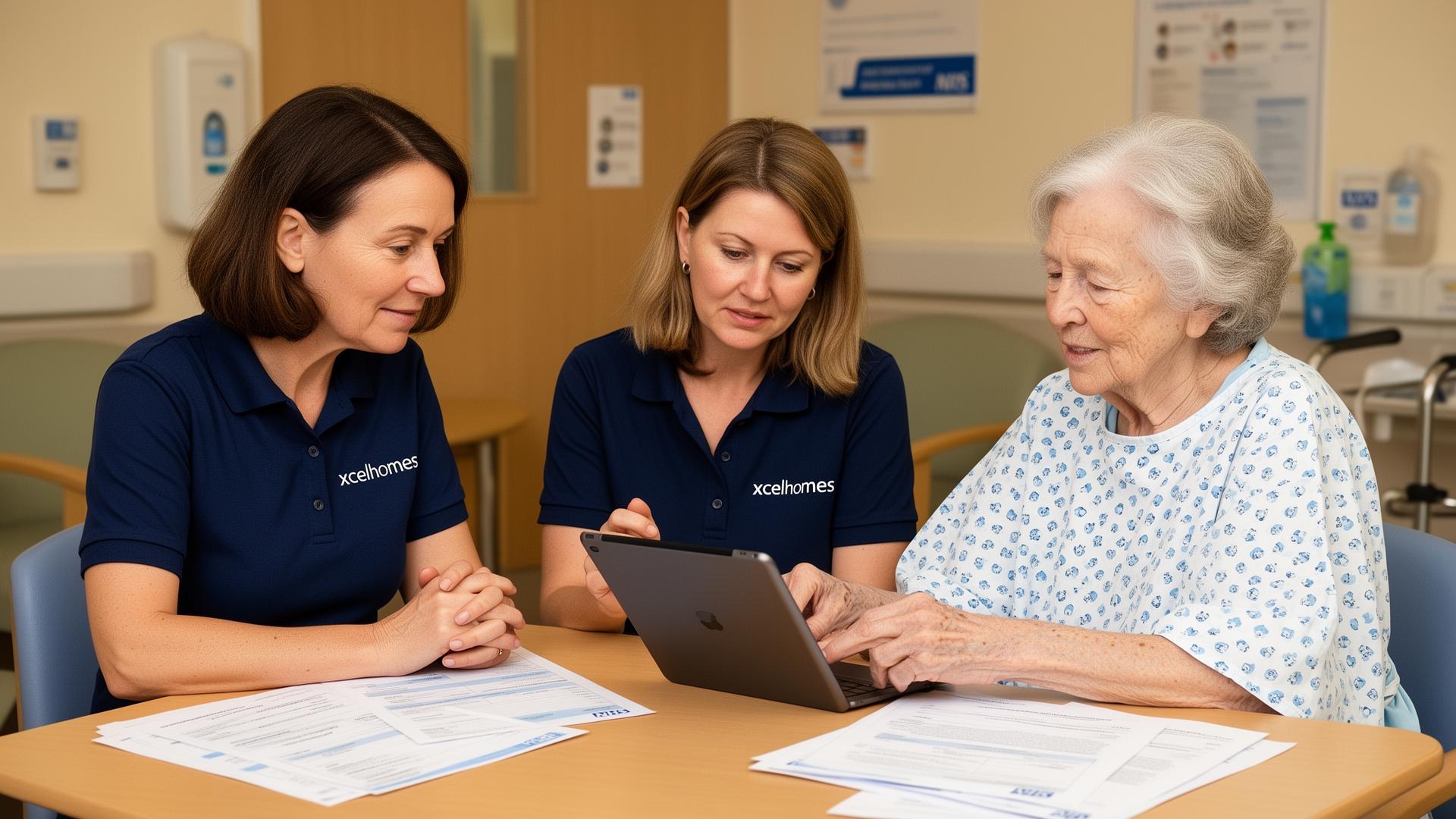 Contact Xcel Homes for hospital discharge support Market Harborough - coordinated post-hospital recovery care and safe discharge planning Leicestershire