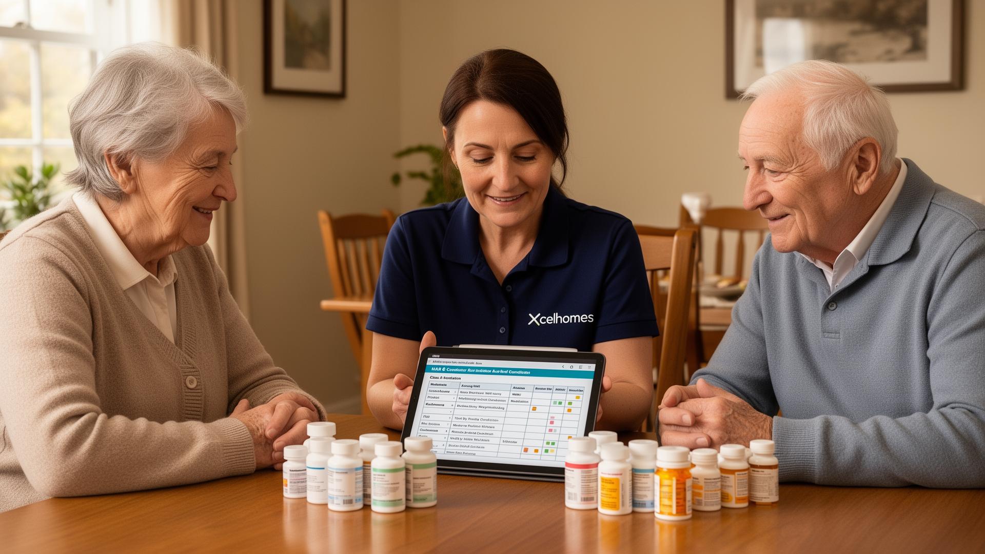 Contact Xcel Homes for medication support Market Harborough - professional medication management assessment and safe administration Leicestershire
