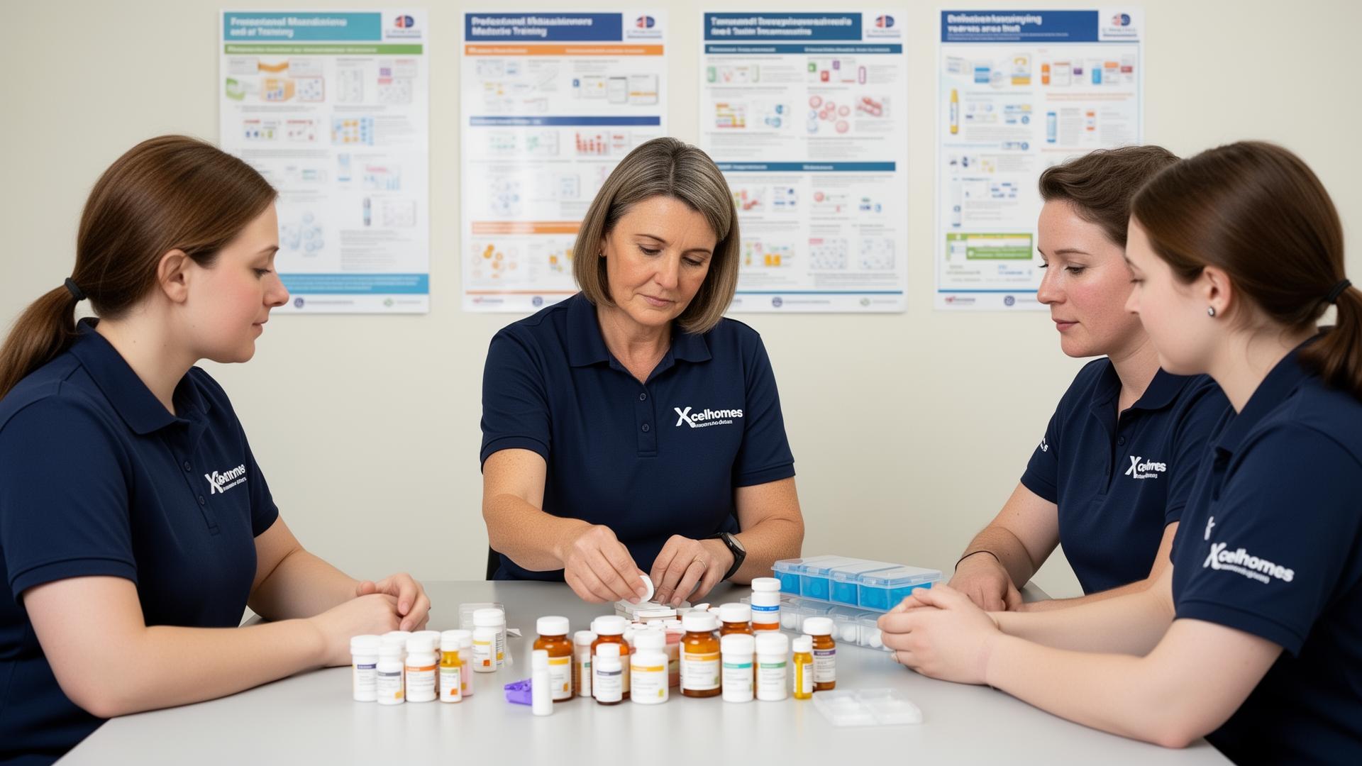 Medication training Market Harborough - Xcel Homes professional medication administration training and competency assessment Leicestershire