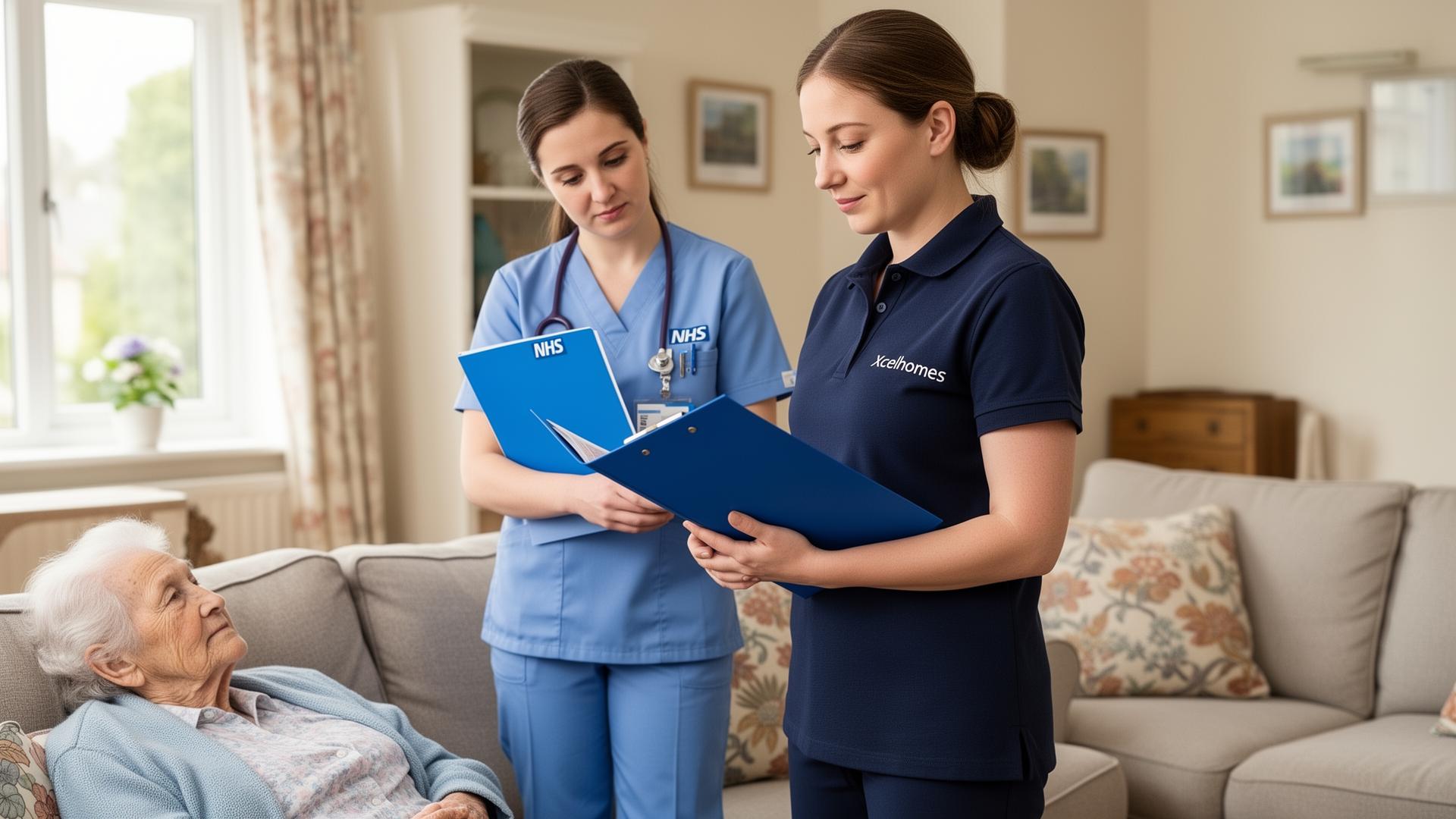Palliative care team coordination Market Harborough - Xcel Homes working with NHS and hospice services Leicestershire end-of-life care