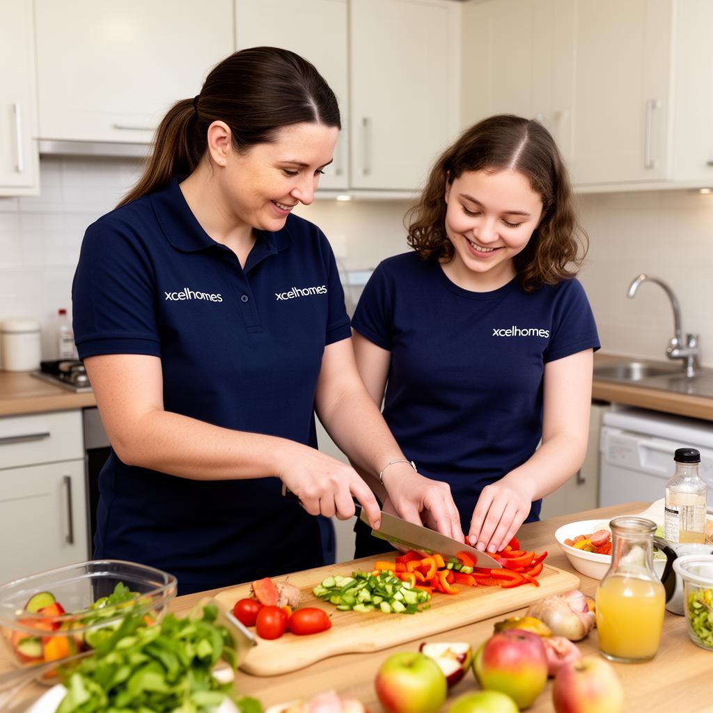 Supported living care Market Harborough - Xcel Homes developing independence skills for learning disabilities Leicestershire