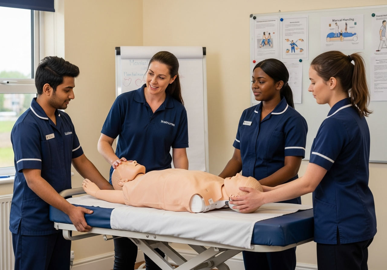 Care training Market Harborough - Xcel Homes comprehensive staff training and career development Leicestershire